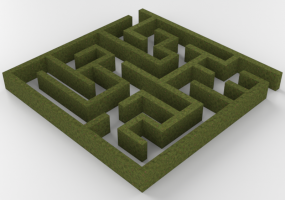 3D Playgrounds - Bush maze