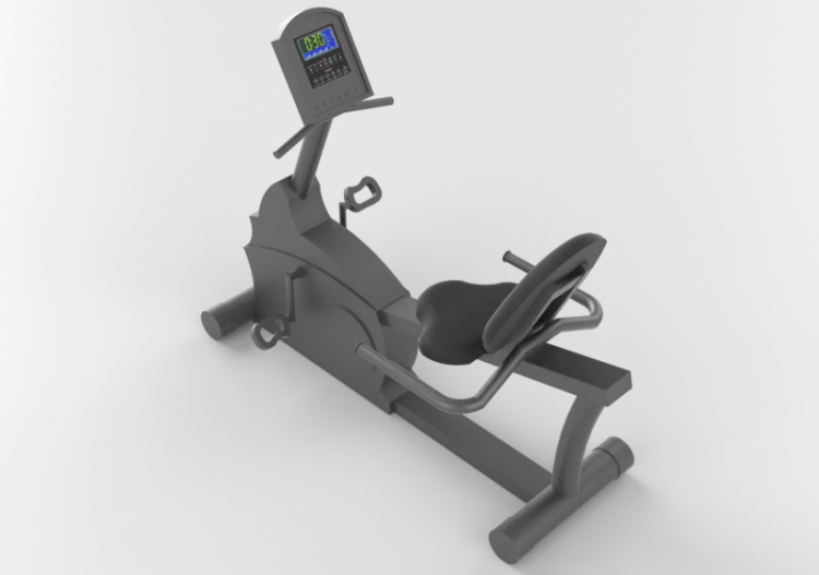 Fitness 3D - Cyclette orizzontale - ACCA software