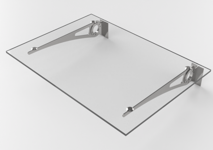 3D Zubehör - Vordach - Faraone - Clock1 - ACCA software