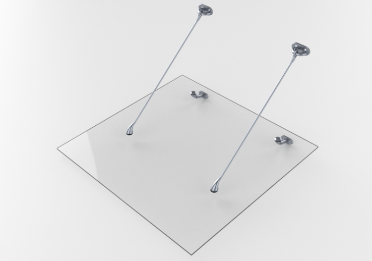 Accessori 3D - Pensilina - Faraone - PEN1.4-N - ACCA...