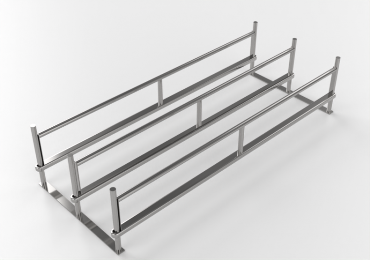 Modelli 3D - Ricovero carrelli - ACCA software