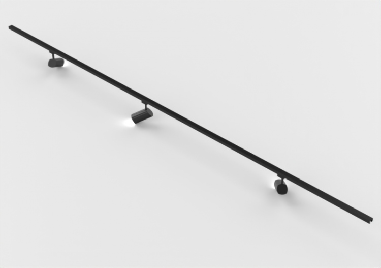 Spots et Projeteurs 3D - Spots avec rail - ACCA software