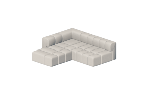 Poltronas y Sofás 3D - Sofá de tela - Kare - Belami - 70681