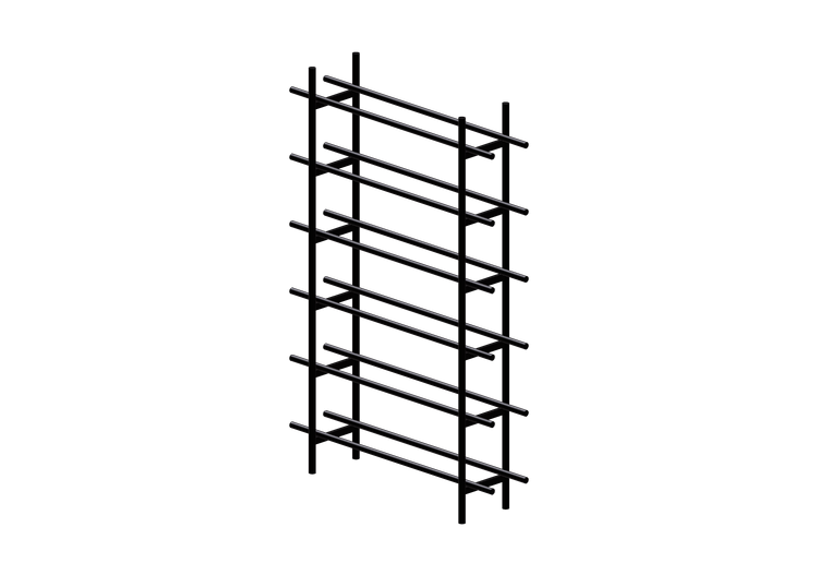 Librerías y Contenedores 3D - Estante para vino - Kare -... Librerías y Contenedores 3D - Estante para vino - Kare -...