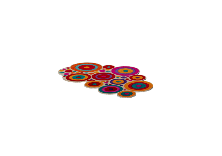 3D Teppiche - Teppich aus Stoff - Kare - Circle - 57330 -... 3D Teppiche - Teppich aus Stoff - Kare - Circle - 57330 -...