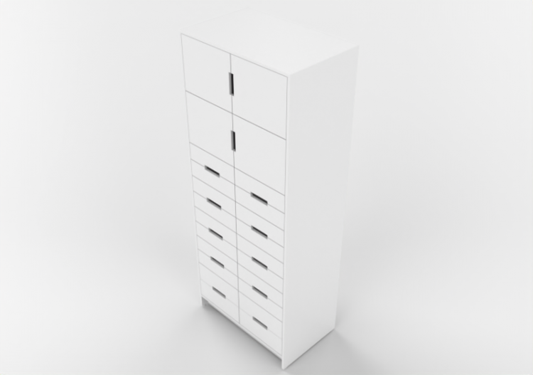 3D Furniture - Medicines Cabinet - ACCA software
