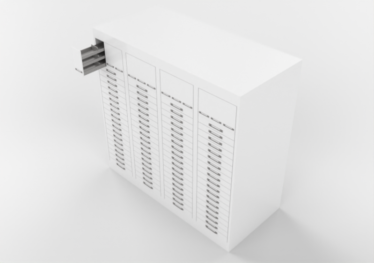 Meubles 3D - Tiroir colonne pour médicaments - ACCA...