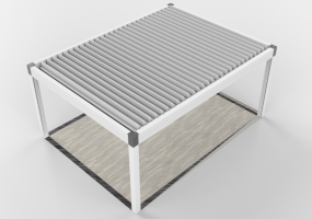 Guarda-sóis 3D - Pergola bioclimatica Gibus