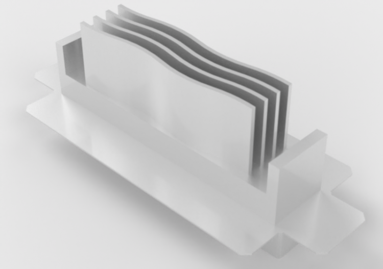 3D Countersunk Lamp - Lase_Blade MK36 - ACCA software