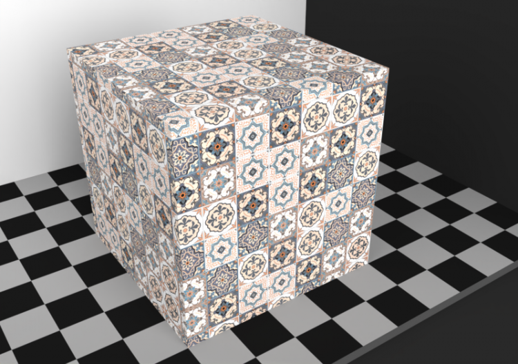 Texture revêtements - Carreau décoré (20) - ACCA software