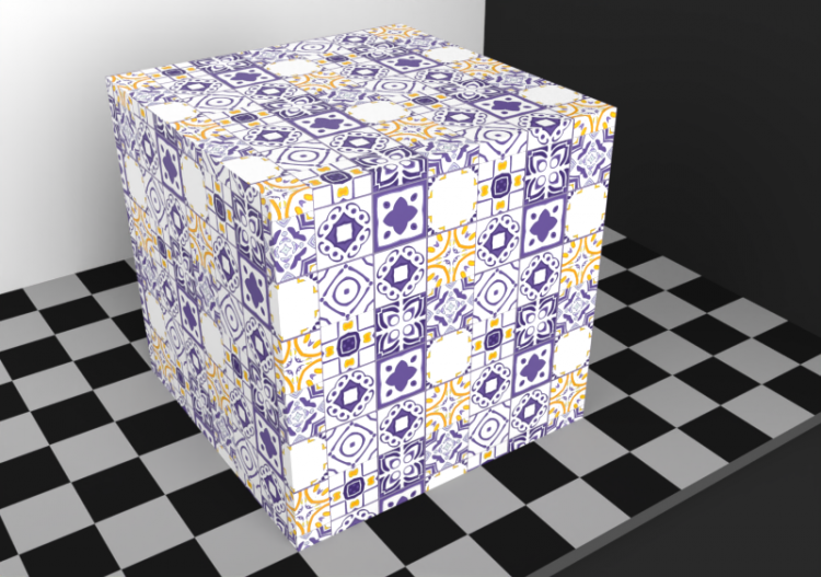 Texture revêtements - Carreau décoré (25) - ACCA software