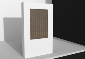 3D Tür/Fenster - volet lames verticales