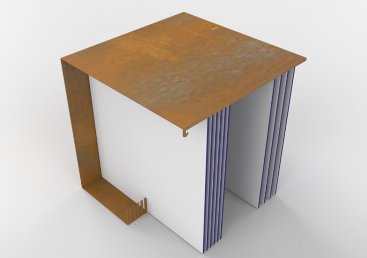 3D Bücherregal und Behälter - revin - ACCA software