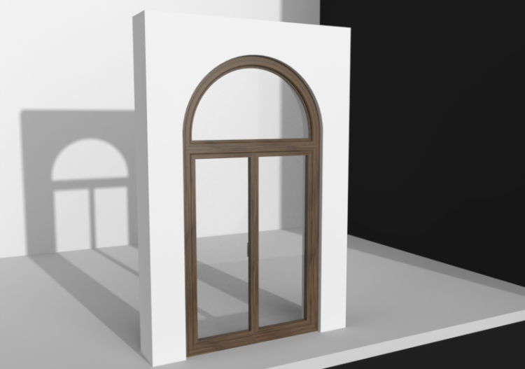 3D Tür/Fenster - VN[AR] 2 HB [1 V] MM + 1 HF AR - ACCA...