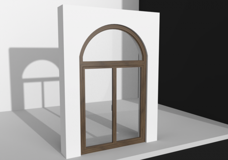 3D Tür/Fenster - VN[AR] 2 HB [1 V] MM + 1 HF AR - ACCA...