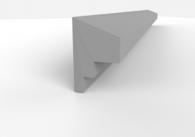 3D Windbrett - CORNICIONE MATTONI TIPICO