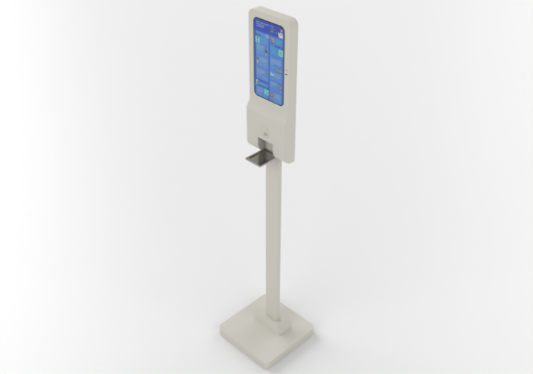 Thermo scanner avec distributeur de gel désinfectant - ACCA...