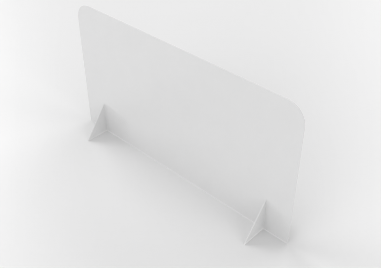 Plexiglass protection barrier - ACCA software