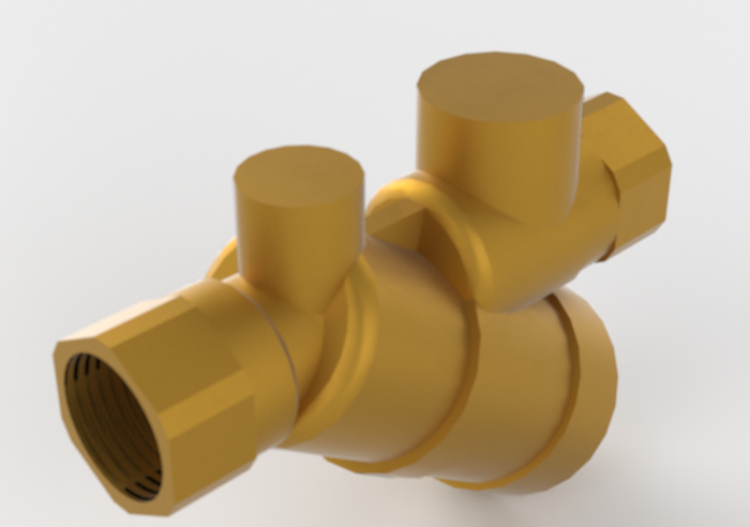 Automatic flow stabilizer with steel cartridge DN 15 ...