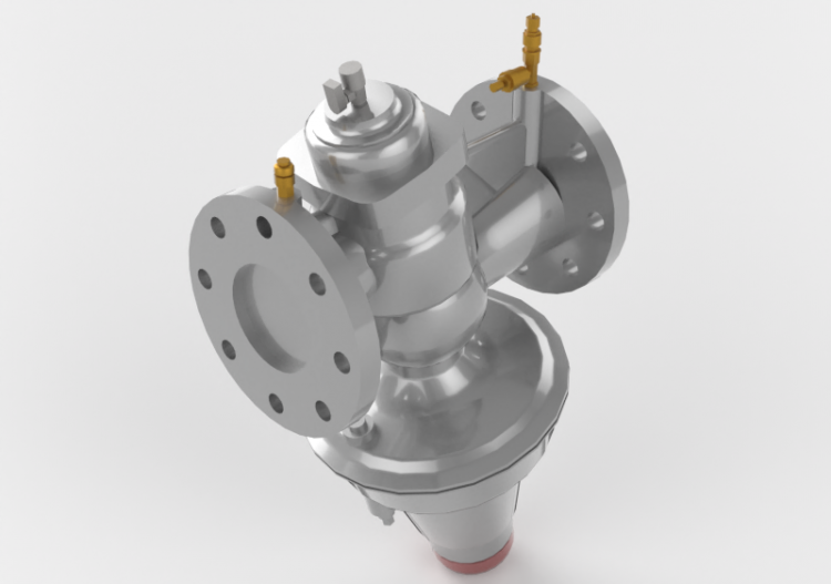 Modulating differential pressure control valve DN 80 (3")...