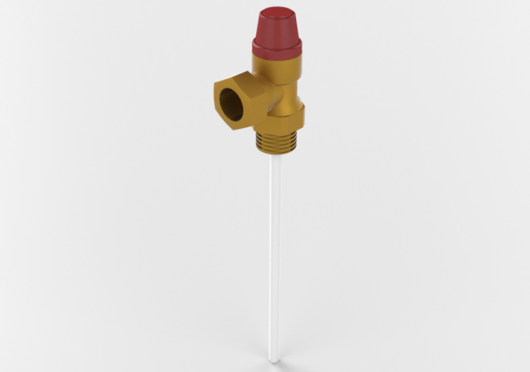 Válvula seguridad combinada temperatura y presión DN 20x22...