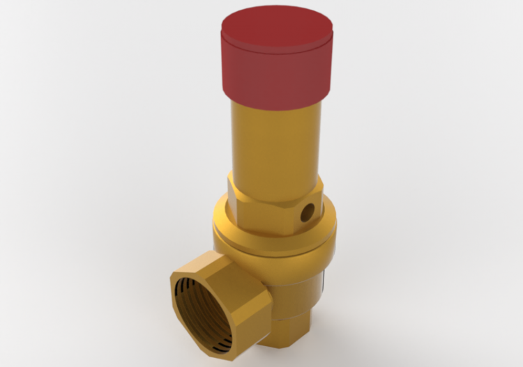 Sicherheitsventil mit Failsafe-Funktion DN 20x25 - INAIL...