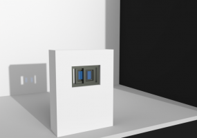 3D Tür/Fenster - Ventana corredera de baño