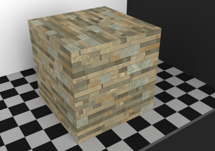 Granite Texture - Mattoni di Granito Grigio per Muri AR -...