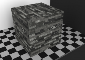 Granite Texture - Mattoni di Granito Neri per Muri AR