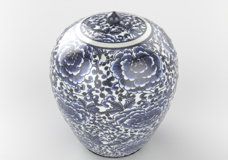 Jarrones y Cerámicas 3D - Jarrón de porcelana - ACCA...