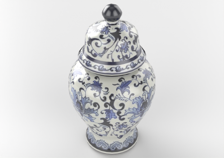 Vasi e Ceramiche 3D - Vaso in porcellana - ACCA software
