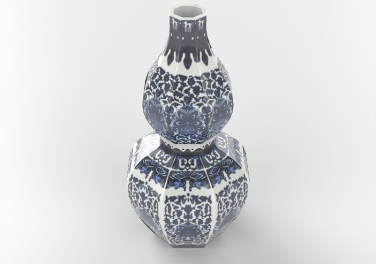 Vases and Ceramics 3D - Porcelain Vase - ACCA software
