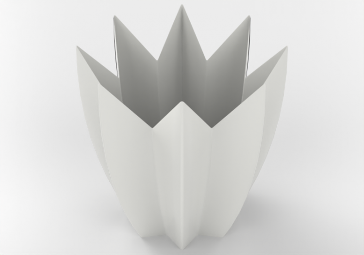 3D Töpfe und Keramik - Blumenvase - ACCA software