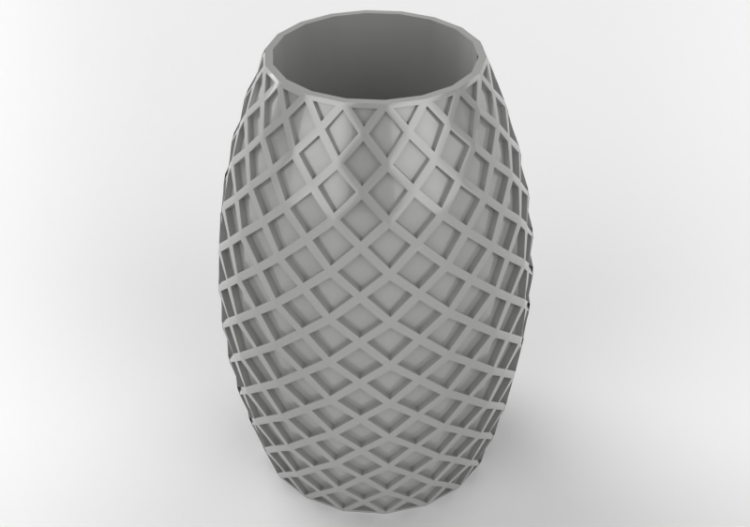 3D Töpfe und Keramik - Blumenvase - ACCA software