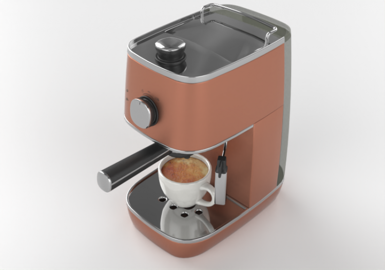 Eletrodomésticos 3D - Máquina de café - ACCA software