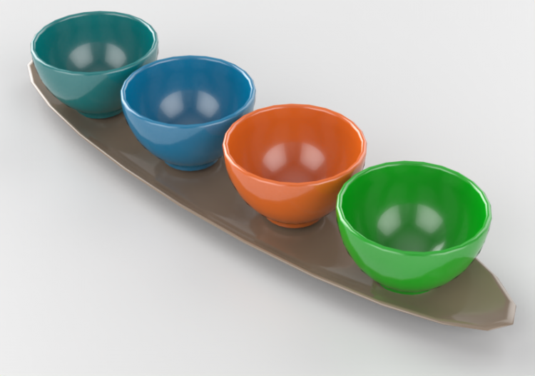 3D Accessories - Porcelain centerpiece - ACCA software