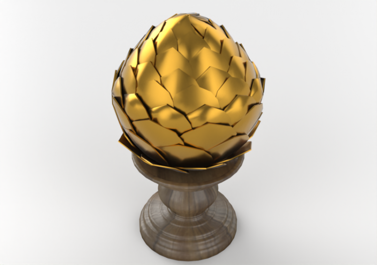 3D Zubehör - Dekorations-Artischocke - ACCA software