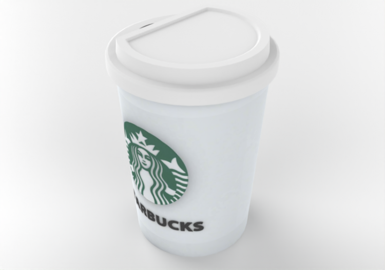 3D Zubehör - Starbucks Glas - ACCA software