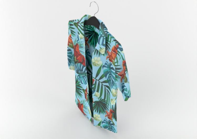 3D Modelle - Hawaiihemd - ACCA software