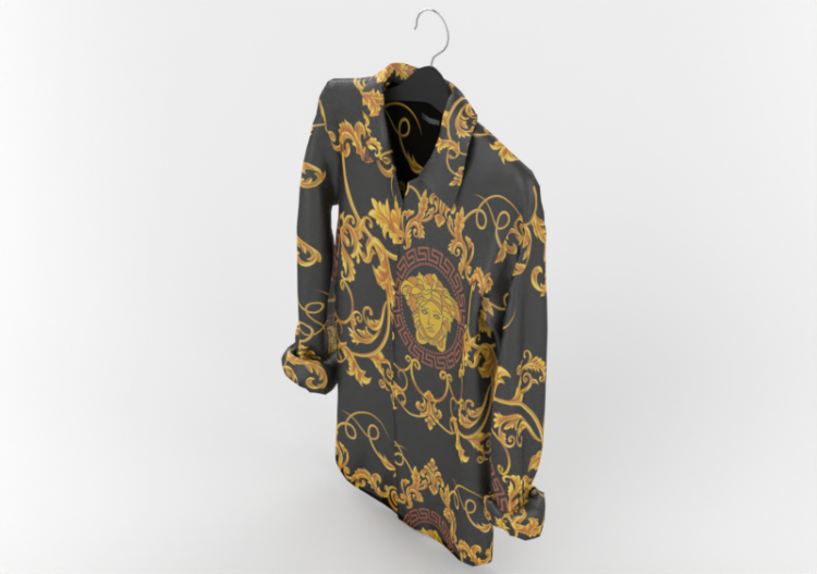 3D Modelle - Hemd Versace - ACCA software