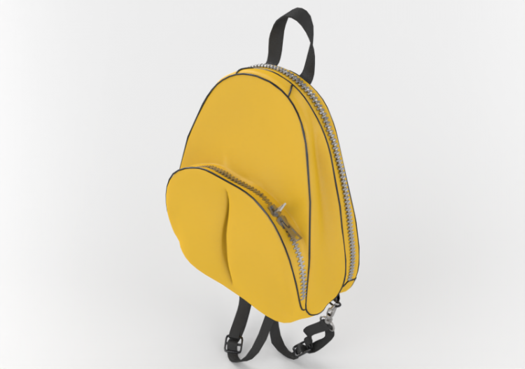 Modelli 3D - Zainetto in pelle - ACCA software