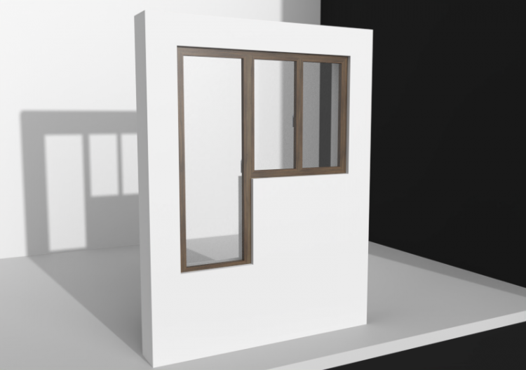 3D Fixtures - Fin_Band_3ante_batt_200x220cm - ACCA software