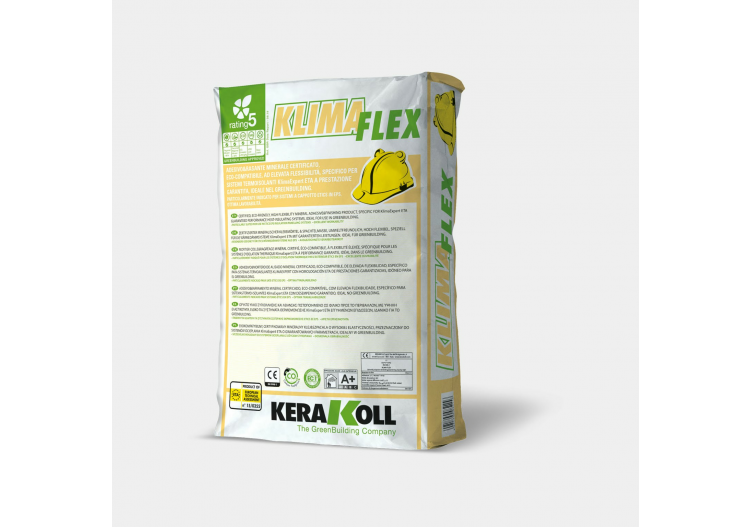 Colle et produit de ragréage minéral Kerakoll pour système...