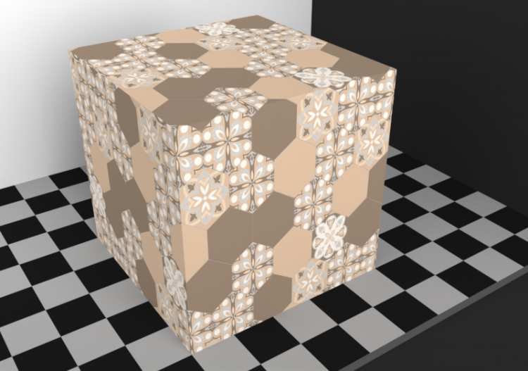 Surface Lining Textures - Decorated tile (36) - ACCA...