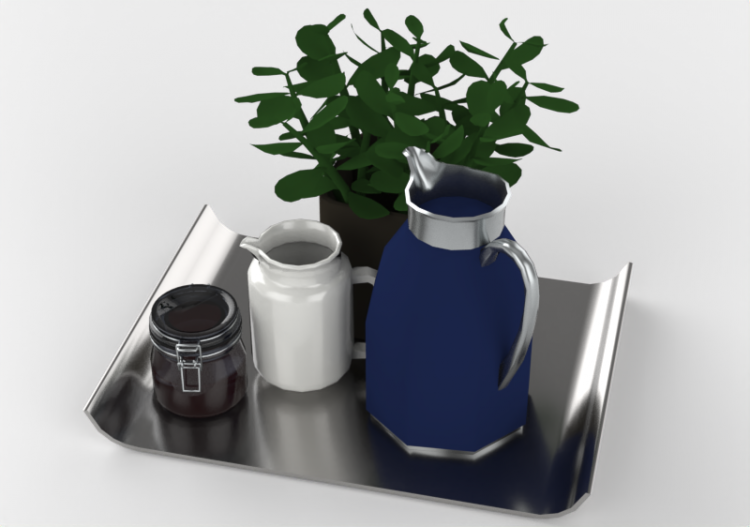 配饰 - Breakfast and tray - ACCA software