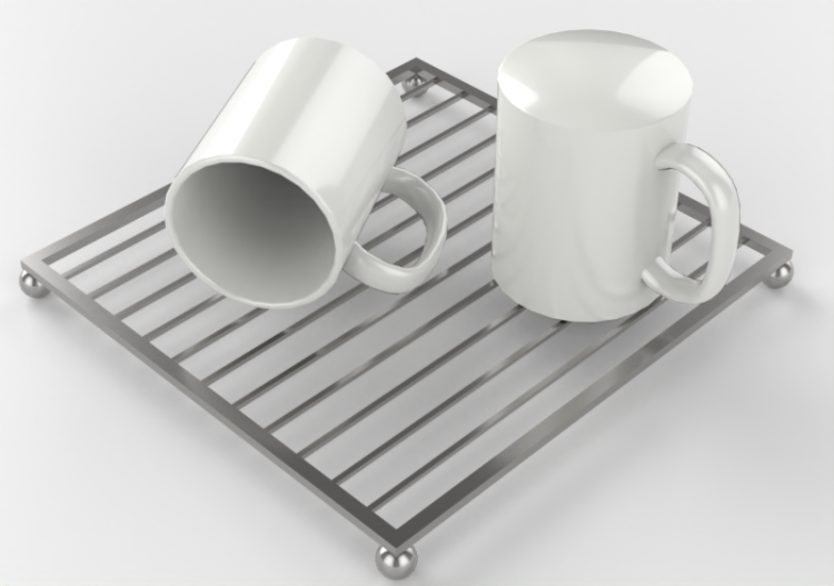Accessoires 3D - Tasses pour petit déjeuner - ACCA software