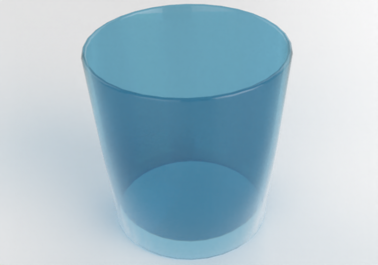 3D Geschirr und Besteck - Wasserglas - ACCA software