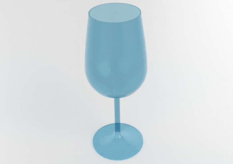 Stoviglie e posate 3D - Bicchiere da vino - ACCA software