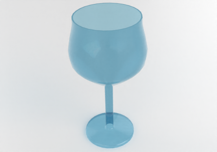Crockery and cutlery 3D - Wine Glass - ACCA software