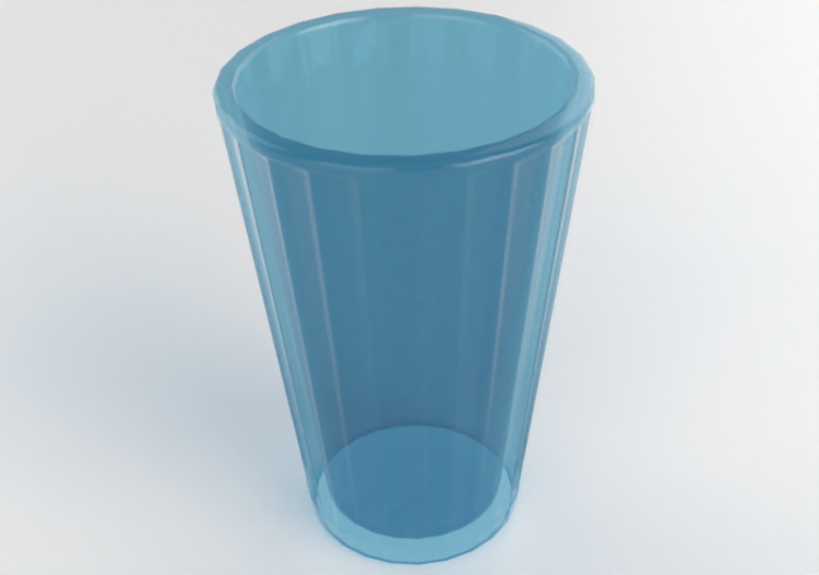 3D Geschirr und Besteck - Weinglas - ACCA software